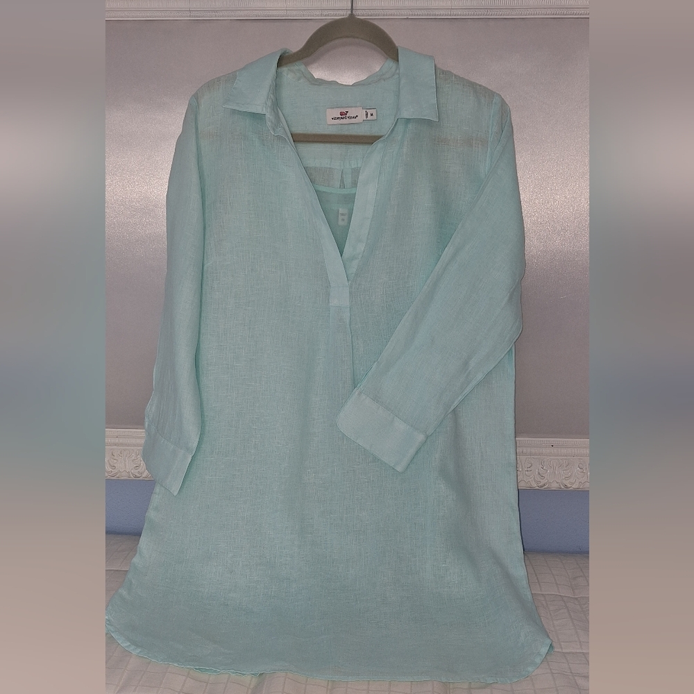 Vineyard Vines  tunic blouse linen